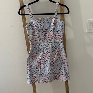 French Connection Light Blue Floral Dress